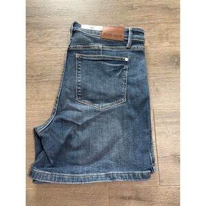 Judy Blue Mid Rise Denim Shorts MD CO Blue XL Women's